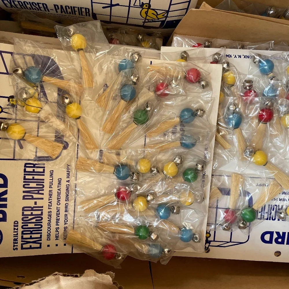 96 Bird toy birdie pacifier with bell XS/Small exercise 3.25